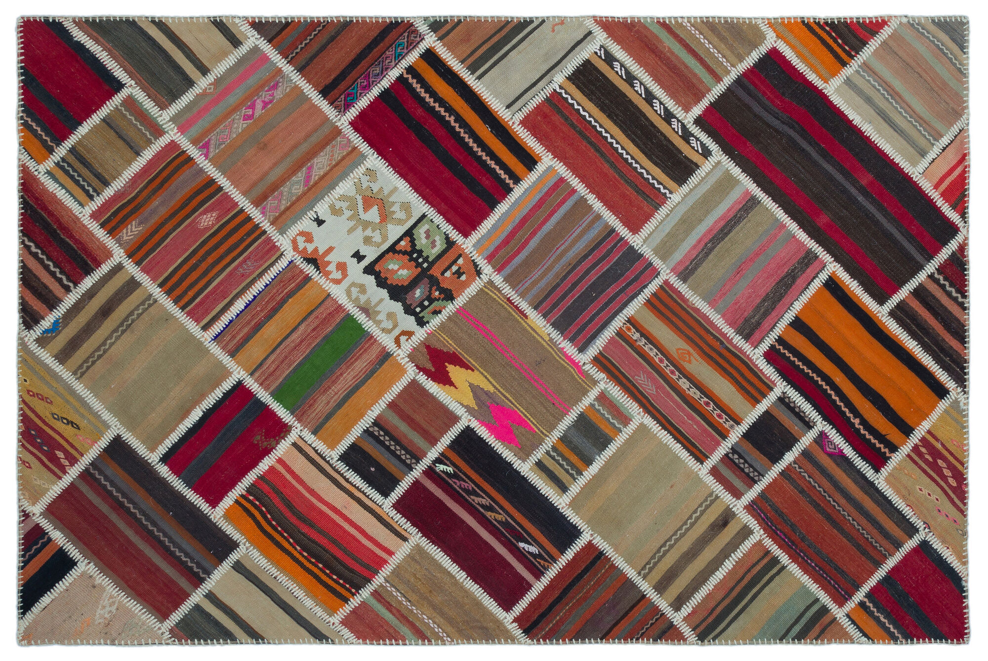 Apex Kilim Patchwork Unique Naturel 25584 156 cm X 234 cm