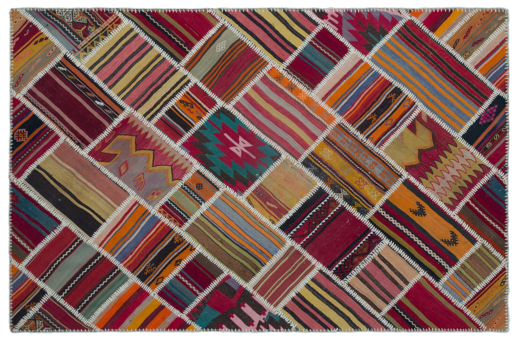 Apex Kilim Patchwork Unique Naturel 25587 157 cm X 234 cm