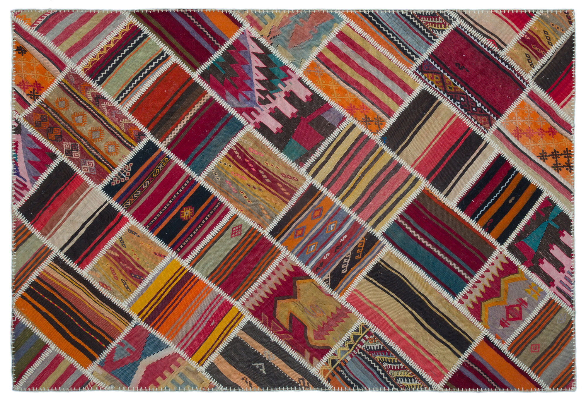 Apex Kilim Patchwork Unique Naturel 25589 157 cm X 230 cm