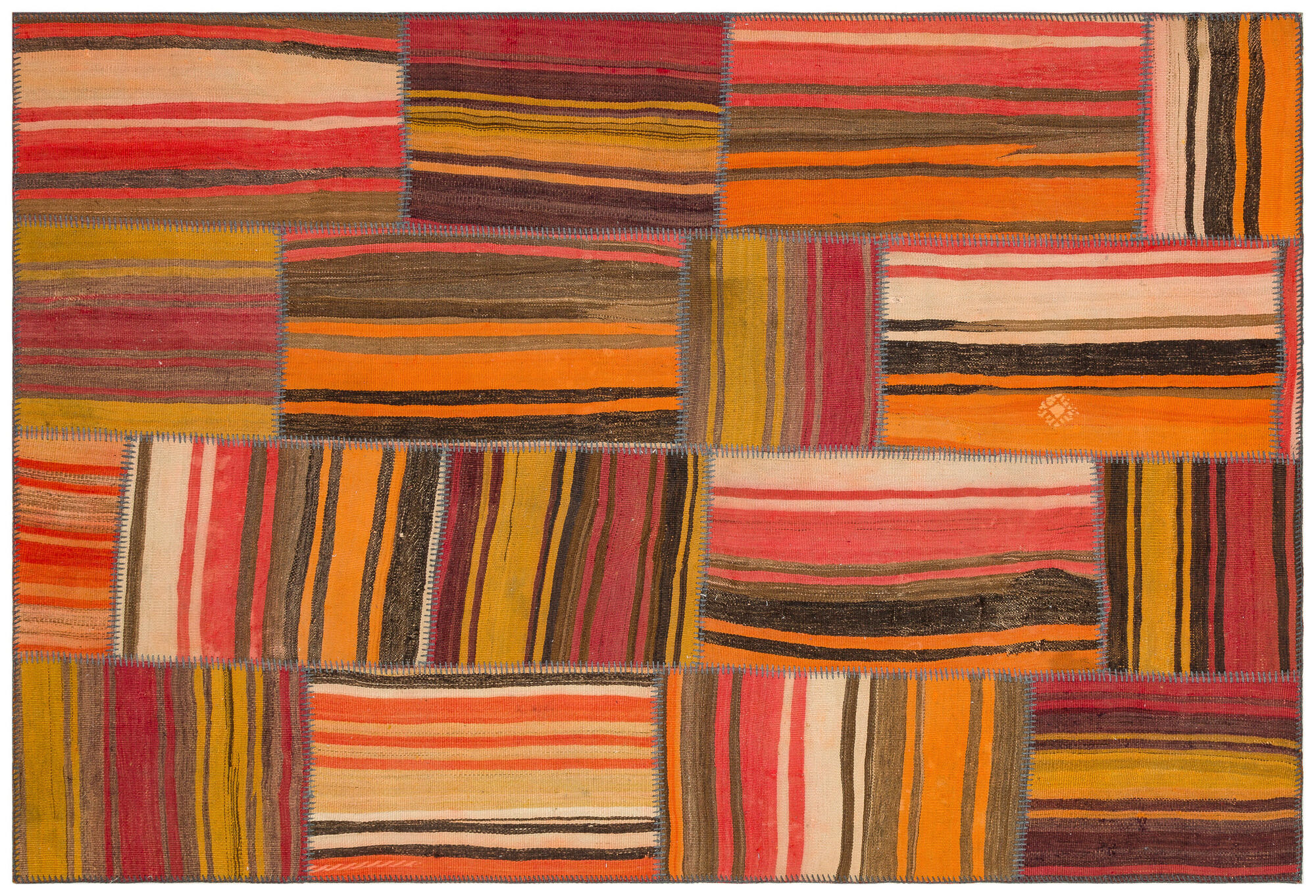 Apex Kilim Patchwork Unique Naturel 36368 160 cm X 232 cm