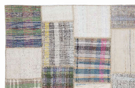 Apex Kilim Patchwork Unique Striped 1003 160 cm X 230 cm - 2
