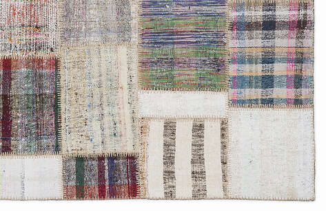 Apex Kilim Patchwork Unique Striped 1003 160 cm X 230 cm - 5