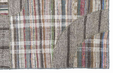 Apex Kilim Patchwork Unique Striped 1073 160 cm X 230 cm - 5