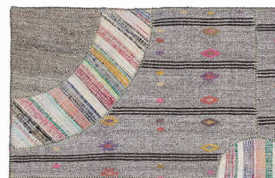 Apex Kilim Patchwork Unique Striped 1082 160 cm X 230 cm (2)