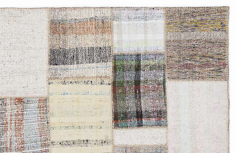 Apex Kilim Patchwork Unique Striped 1091 160 cm X 230 cm - 3