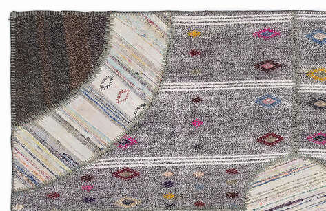 Apex Kilim Patchwork Unique Striped 1106 160 cm X 230 cm - 2