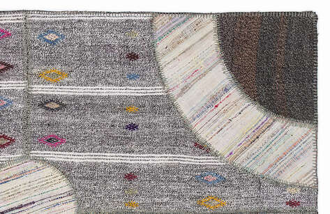 Apex Kilim Patchwork Unique Striped 1106 160 cm X 230 cm - 3