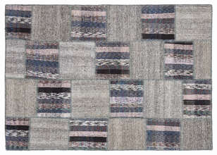 Apex Kilim Patchwork Unique Striped 1110 160 cm X 230 cm (1)