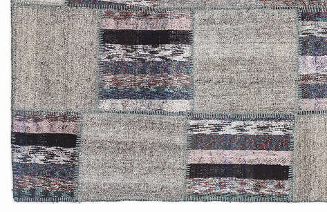 Apex Kilim Patchwork Unique Striped 1110 160 cm X 230 cm - 4