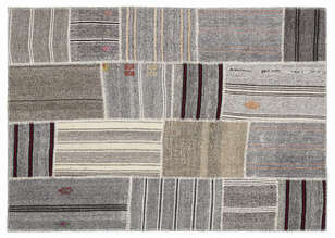 Apex Kilim Patchwork Unique Striped 1133 160 cm X 230 cm (1)