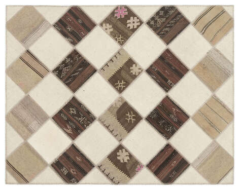 Apex Kilim Patchwork Unique Striped 11530 171 cm X 217 cm - 1