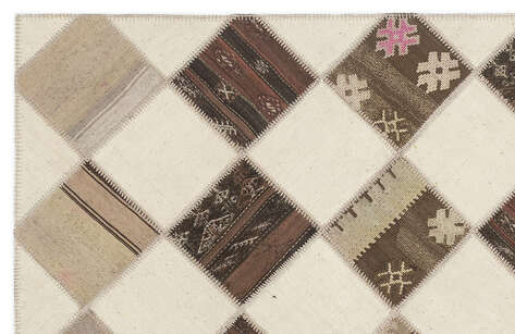 Apex Kilim Patchwork Unique Striped 11530 171 cm X 217 cm - 2