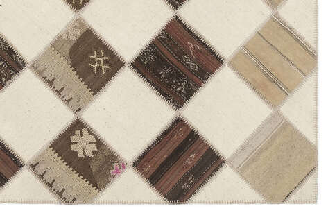 Apex Kilim Patchwork Unique Striped 11530 171 cm X 217 cm - 5