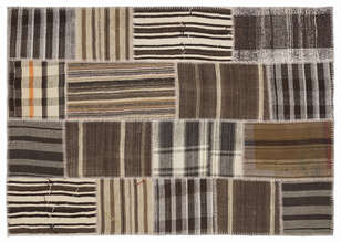 Apex Kilim Patchwork Unique Striped 1156 160 cm X 230 cm (1)