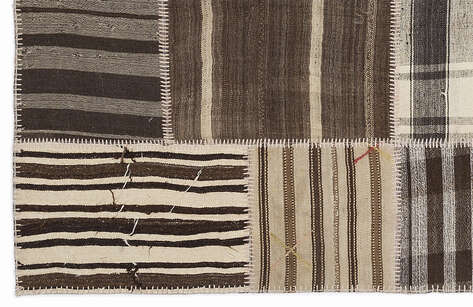Apex Kilim Patchwork Unique Striped 1156 160 cm X 230 cm - 4