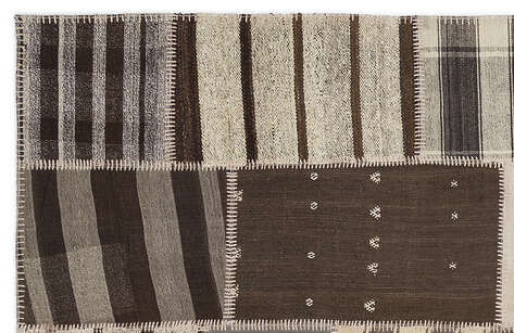 Apex Kilim Patchwork Unique Striped 1164 160 cm X 230 cm - 2