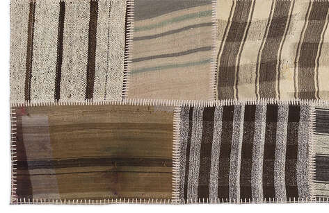 Apex Kilim Patchwork Unique Striped 1164 160 cm X 230 cm - 4