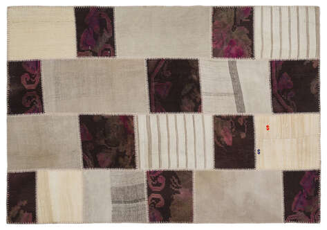 Apex Kilim Patchwork Unique Striped 1169 160 cm X 230 cm - 1