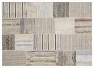 Apex Kilim Patchwork Unique Striped 1193 160 cm X 230 cm (1)