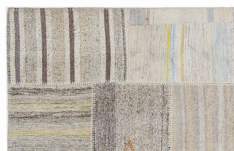 Apex Kilim Patchwork Unique Striped 1193 160 cm X 230 cm - 2