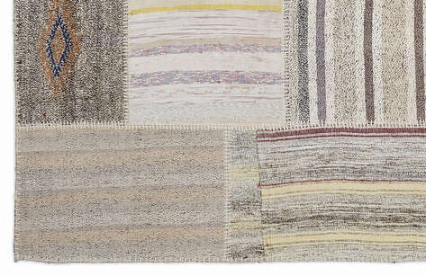 Apex Kilim Patchwork Unique Striped 1193 160 cm X 230 cm - 4