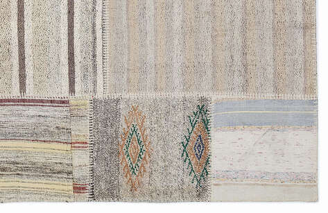 Apex Kilim Patchwork Unique Striped 1193 160 cm X 230 cm - 5