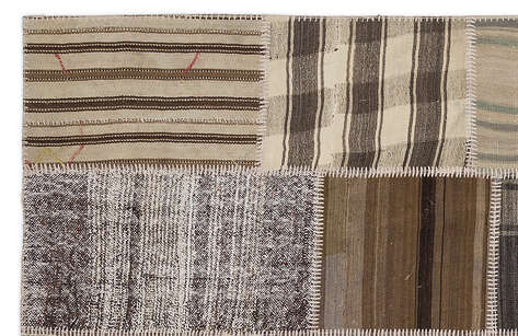 Apex Kilim Patchwork Unique Striped 1206 160 cm X 230 cm - 2
