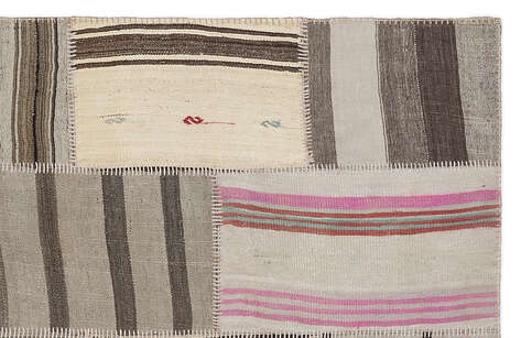 Apex Kilim Patchwork Unique Striped 1210 160 cm X 230 cm - 3
