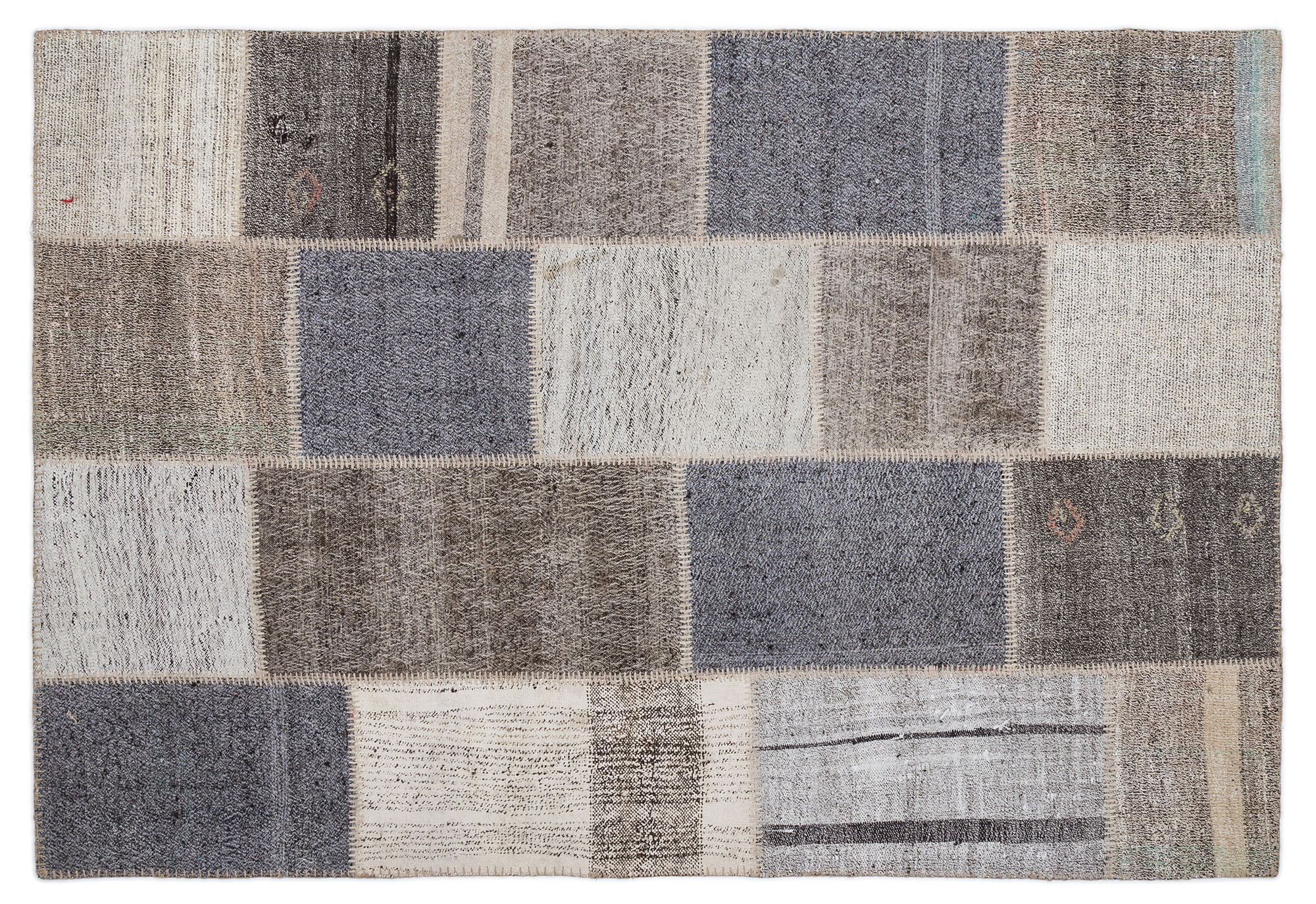 Apex Kilim Patchwork Unique Striped 1212 160 cm X 230 cm