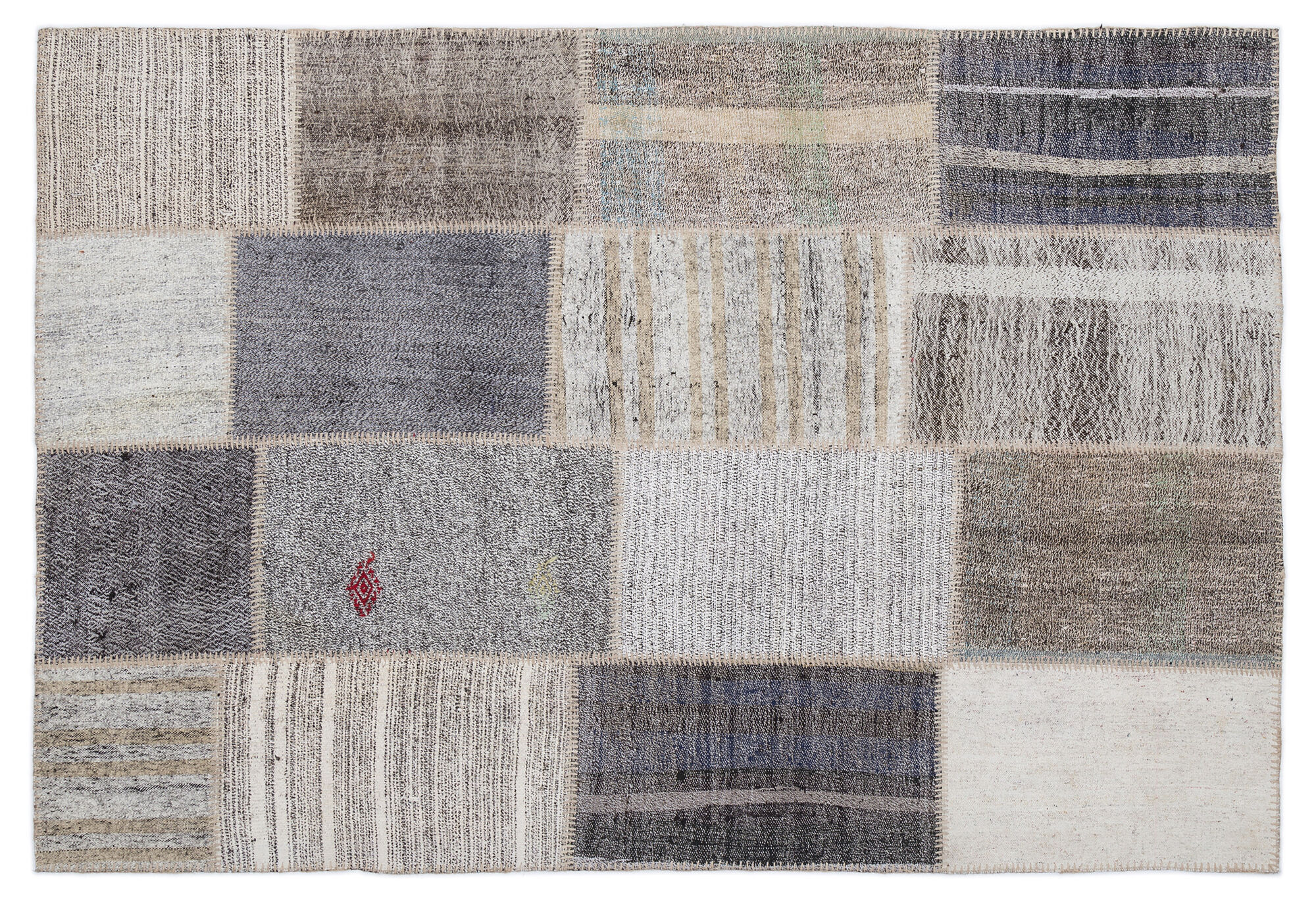 Apex Kilim Patchwork Unique Striped 1219 160 cm X 230 cm
