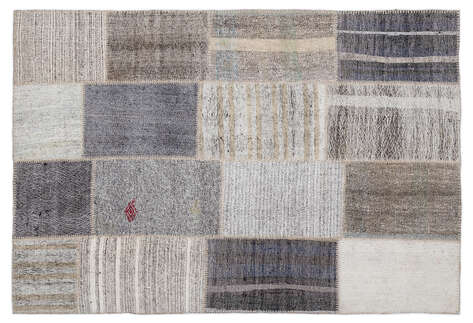 Apex Kilim Patchwork Unique Striped 1219 160 cm X 230 cm - 1