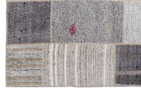 Apex Kilim Patchwork Unique Striped 1219 160 cm X 230 cm - 4