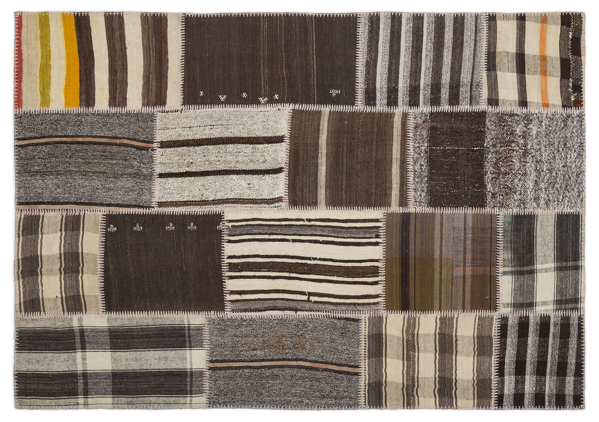 Apex Kilim Patchwork Unique Striped 1220 160 cm X 230 cm