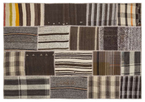 Apex Kilim Patchwork Unique Striped 1220 160 cm X 230 cm - 1
