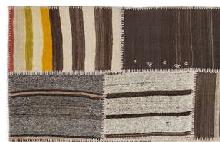 Apex Kilim Patchwork Unique Striped 1220 160 cm X 230 cm (2)