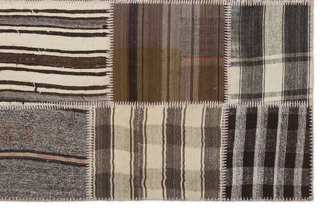 Apex Kilim Patchwork Unique Striped 1220 160 cm X 230 cm - 5