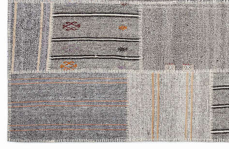 Apex Kilim Patchwork Unique Striped 1250 160 cm X 230 cm - 4