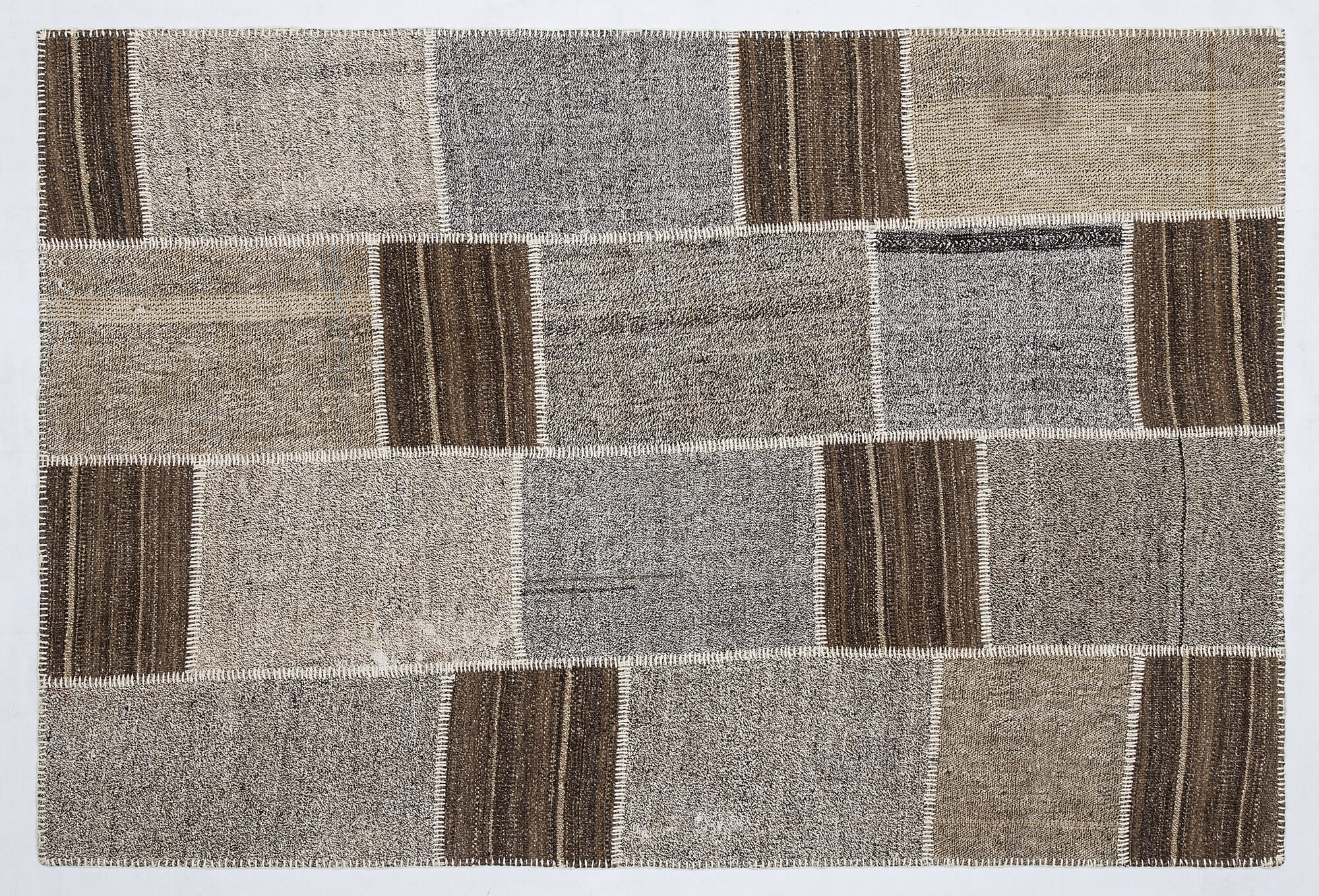 Apex Kilim Patchwork Unique Striped 1251 160 cm X 230 cm