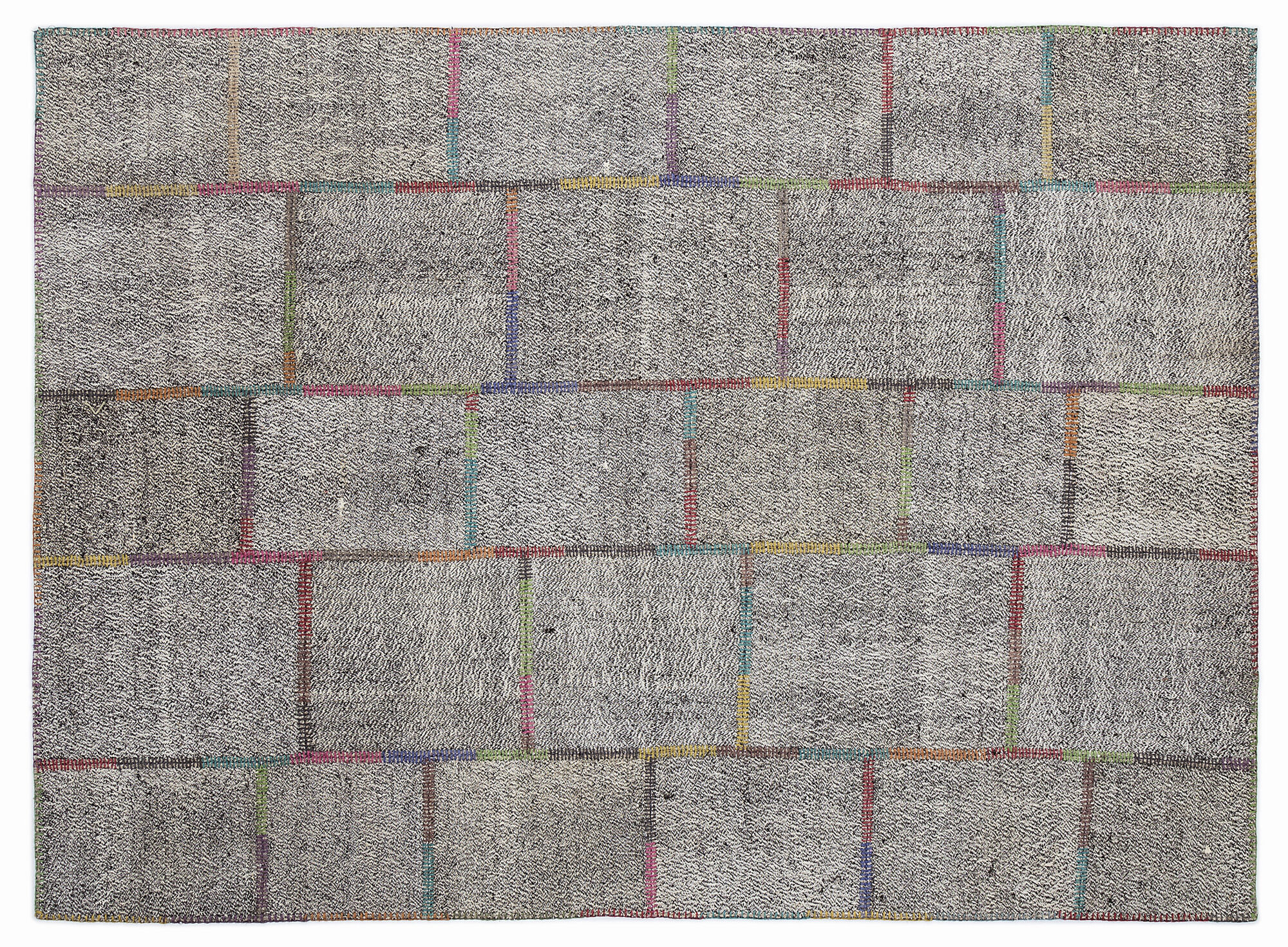 Apex Kilim Patchwork Unique Striped 1256 160 cm X 230 cm