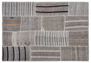 Apex Kilim Patchwork Unique Striped 1259 160 cm X 230 cm - 1