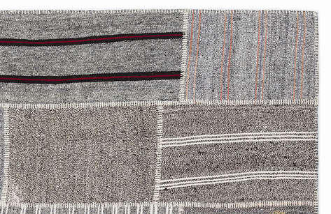 Apex Kilim Patchwork Unique Striped 1259 160 cm X 230 cm - 3