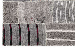 Apex Kilim Patchwork Unique Striped 1259 160 cm X 230 cm - 4