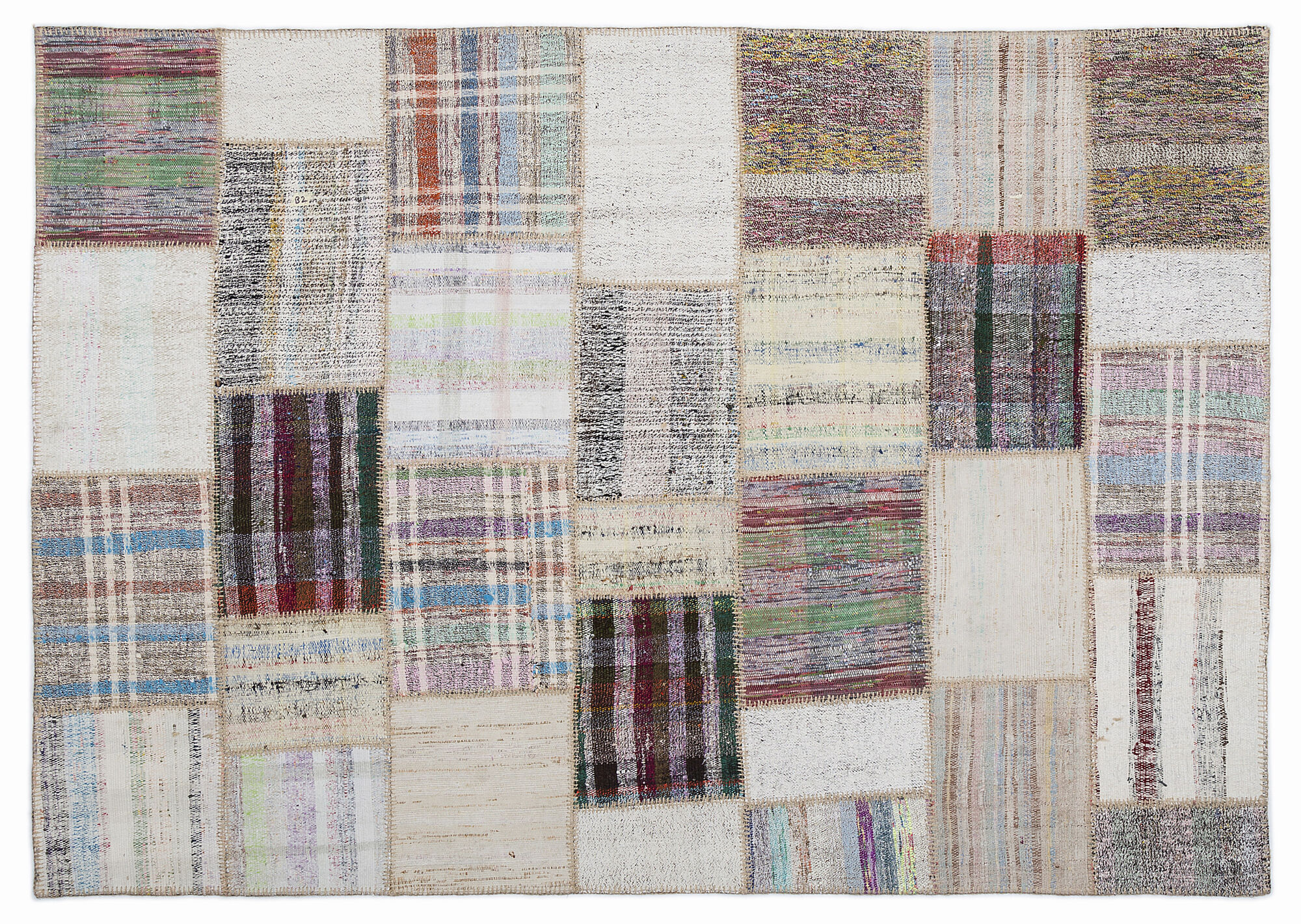 Apex Kilim Patchwork Unique Striped 1260 160 cm X 230 cm