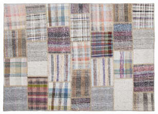 Apex Kilim Patchwork Unique Striped 1264 160 cm X 230 cm (1)