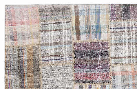 Apex Kilim Patchwork Unique Striped 1264 160 cm X 230 cm - 2