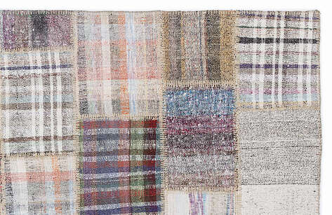 Apex Kilim Patchwork Unique Striped 1264 160 cm X 230 cm - 3