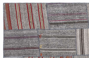 Apex Kilim Patchwork Unique Striped 1279 160 cm X 230 cm (2)