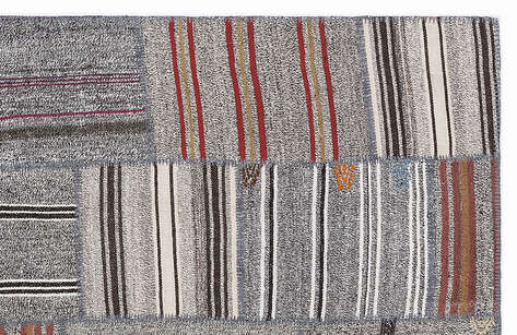 Apex Kilim Patchwork Unique Striped 1279 160 cm X 230 cm - 3