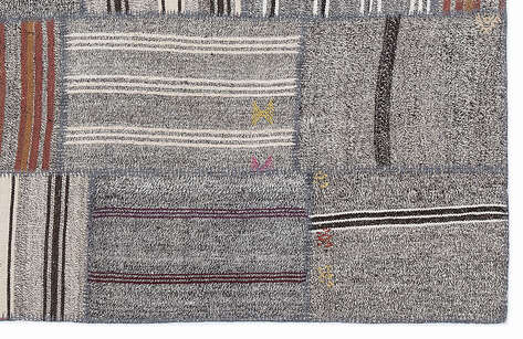 Apex Kilim Patchwork Unique Striped 1279 160 cm X 230 cm - 5