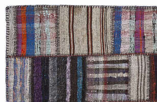 Apex Kilim Patchwork Unique Striped 1285 160 cm X 230 cm (2)
